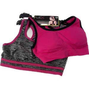 New Flex Own It Sport Bra Lot Racer Back Size S